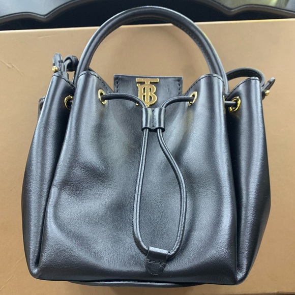 Burberry Monogram motif leather bucket bag - Picture 4 of 14